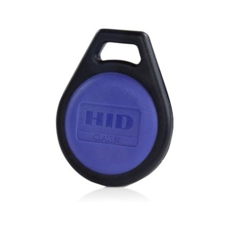 Hid Iclass Se Keyfob 16K/16, Iclass Prog, Black W/Blue Hid, Match Iclass 3252PNNMN
